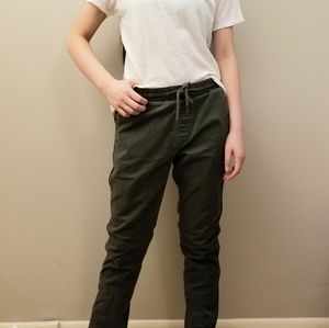 Khaki Jogger Sweatpants